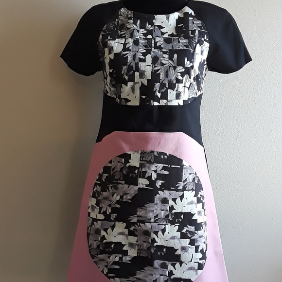 Tibi Arel Print Dress Women Size 6 - Picture 7 of 9